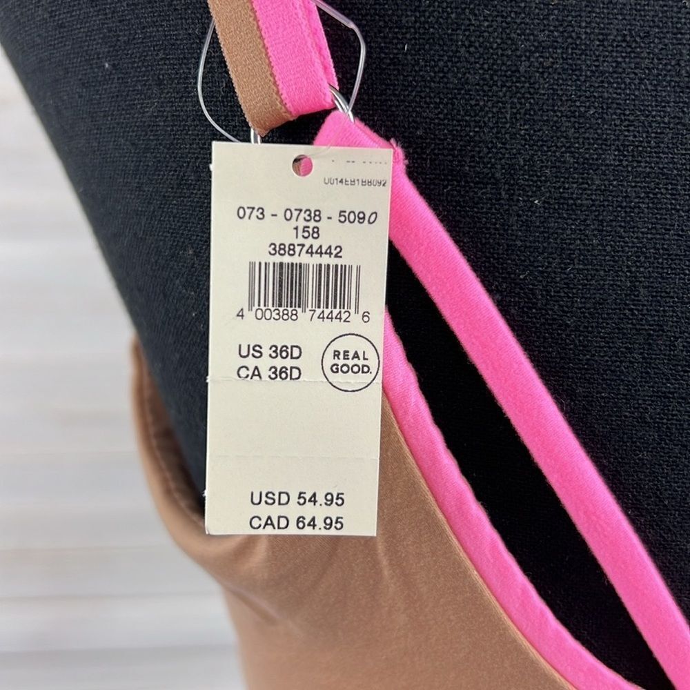 Aerie Sunnie Wireless Nude T-Shirt Bra 36D - Picture 4 of 7